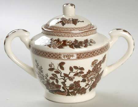 Indian Tree Brown (USA) Sugar Bowl & Lid