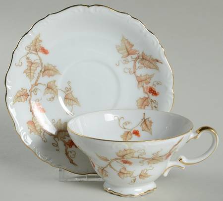 Arbor Footed Cup & Saucer Set