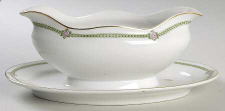 Brisbane Gravy Boat with Attached Underplate