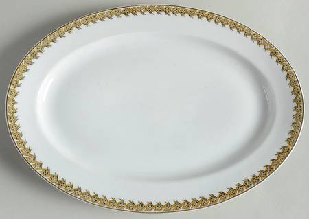 Elaine 12" Oval Serving Platter