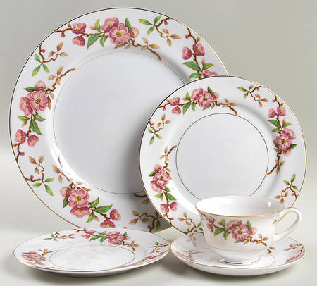 Blossomtime 5 Piece Place Setting