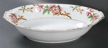 Blossomtime 10" Oval Vegetable Bowl