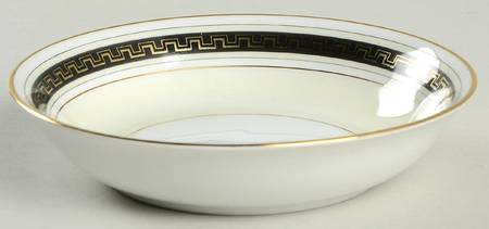 Black Stone Fruit/Dessert (Sauce) Bowl by Narumi