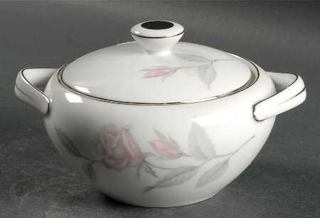 Dawn Rose Sugar Bowl & Lid