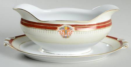 Empress Gravy Boat with Attached Underplate