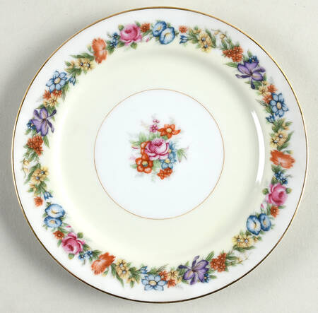Flower Garden (Occupied Japan) Bread & Butter Plate