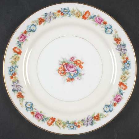 Flower Garden (Occupied Japan) Salad Plate