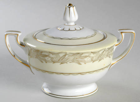 Golden Bantam Sugar Bowl & Lid