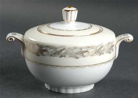 Golden Bantam Sugar Bowl & Lid