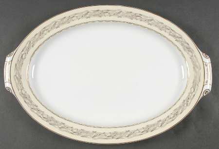 Golden Bantam 17" Oval Serving Platter