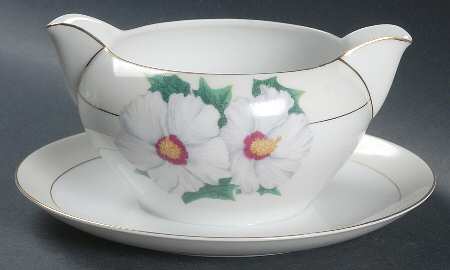 NAR9 Gravy Boat with Attached Underplate