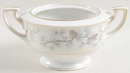 Olympia (Pine Cones) Sugar Bowl No Lid