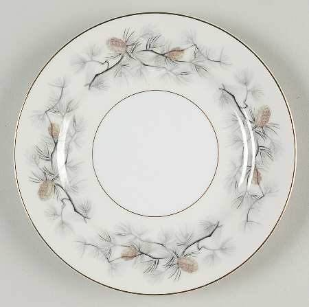 Olympia (Pine Cones) Bread & Butter Plate