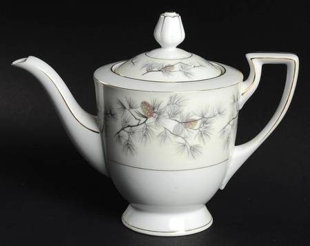 Olympia (Pine Cones) Tea/Coffee Pot & Lid
