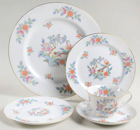 Oriental Garden 5 Piece Place Setting