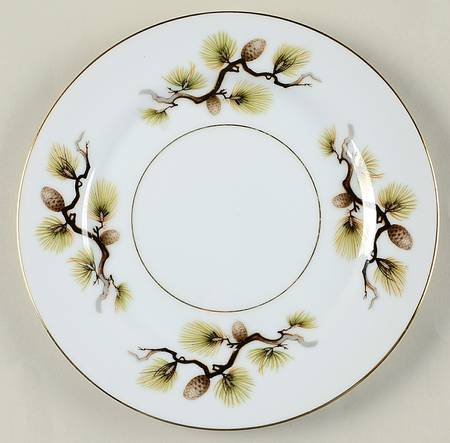 Pinecone Salad Plate