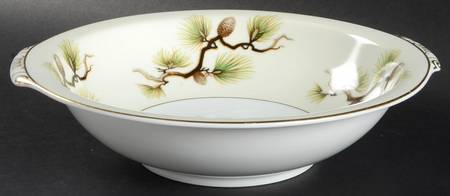 Pinecone 10" Round Vegetable Bowl