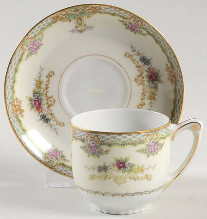 Princess Footed Demitasse Cup & Saucer Set