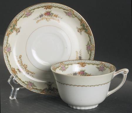 Princess Footed Cup & Saucer Set