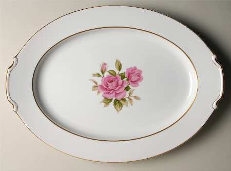 Sharon 17" Oval Serving Platter