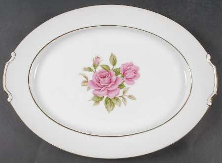 Sharon 14" Oval Serving Platter