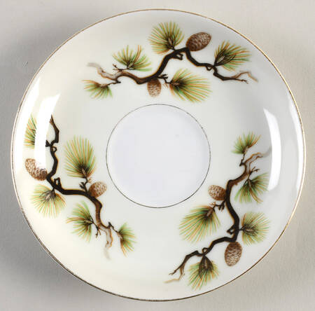 Shasta Pine Cream Saucer