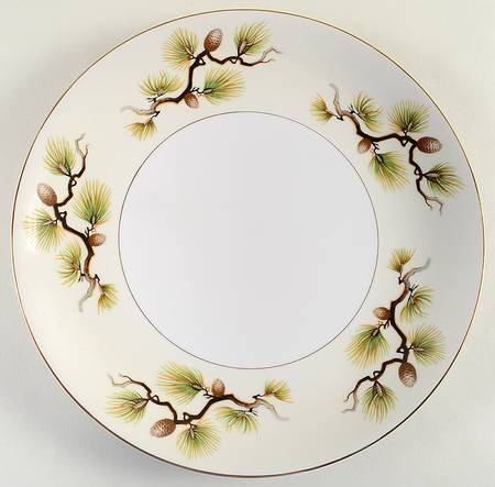 Shasta Pine Cream 11" Chop Plate (Round Platter)