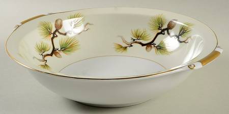 Shasta Pine Cream 10" Round Vegetable Bowl