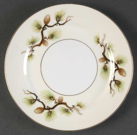 Shasta Pine Cream Bread & Butter Plate
