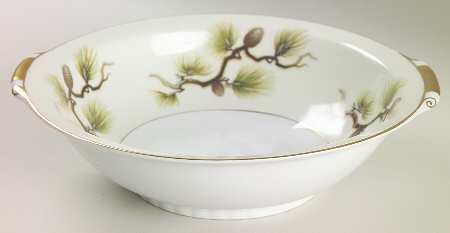 Shasta Pine Cream 10" Round Vegetable Bowl