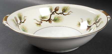 Shasta Pine Cream 9" Round Vegetable Bowl