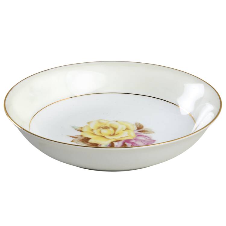 Yellow Rose Fruit/Dessert (Sauce) Bowl