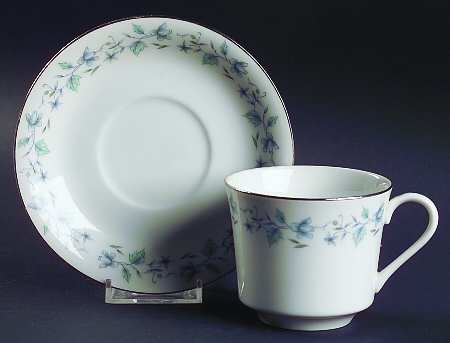 Bluefield Flat Cup & Saucer Set