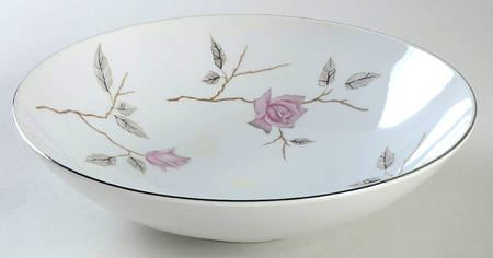 Dawn Rose 9" Round Vegetable Bowl