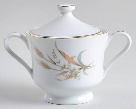 Golden Harvest Sugar Bowl & Lid