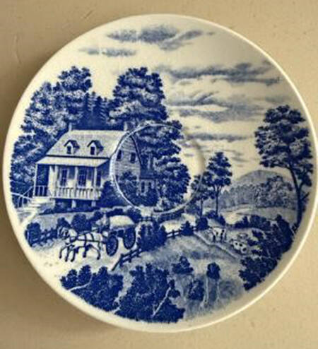 Homestead Blue Saucer
