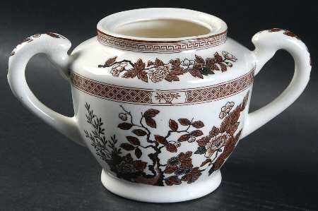 Indian Tree Brown (Japan) Sugar Bowl No Lid