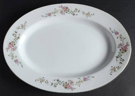 Linda 12" Oval Serving Platter
