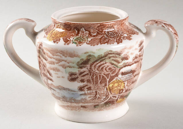 Mountain Woodland Sugar Bowl No Lid