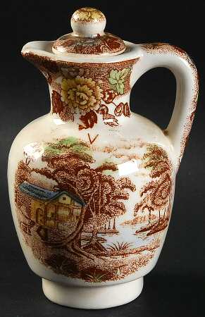 Mountain Woodland Vinegar Cruet and Stopper