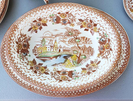 NAS2 (JAPAN) 12" Oval Serving Platter