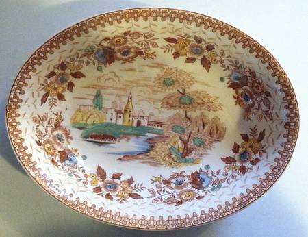 NAS2 (JAPAN) 10" Oval Vegetable Bowl