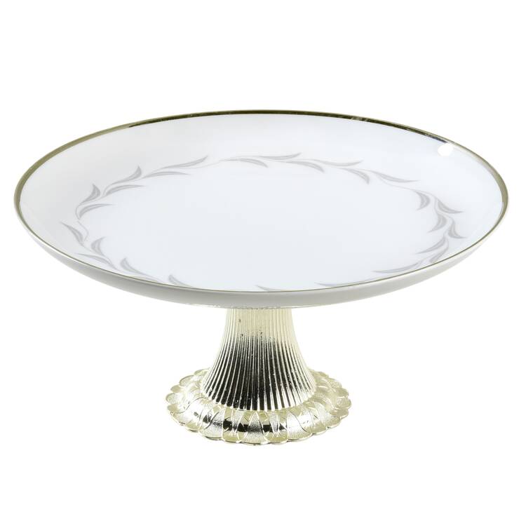 Paris Night Cake Stand with 4"-5" Metal Pedestal  Hc