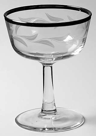 Paris Night Glassware Sherbet