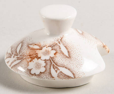 Rose Arbor Brown Multicolor Lid for Jam/Jelly