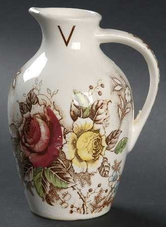 Rose Arbor Brown Multicolor Vinegar No Stopper
