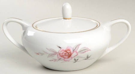Rose Arbor Sugar Bowl & Lid