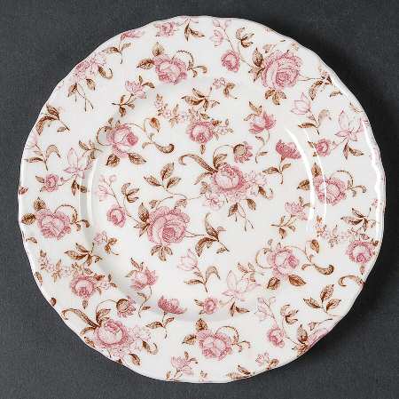 Rose Garden Bread & Butter Plate
