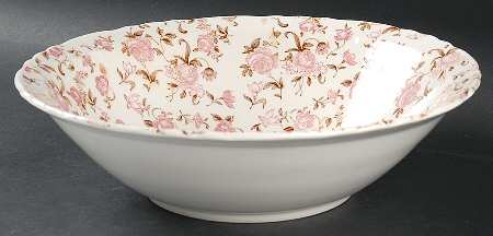 Rose Garden 10" Round Vegetable Bowl