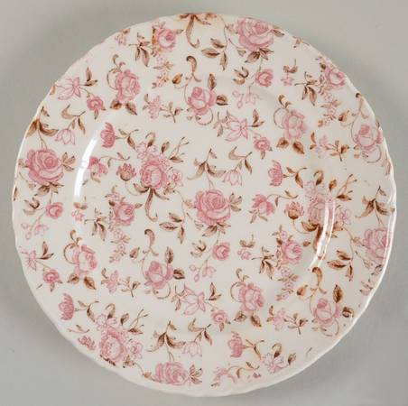 Rose Garden Salad Plate